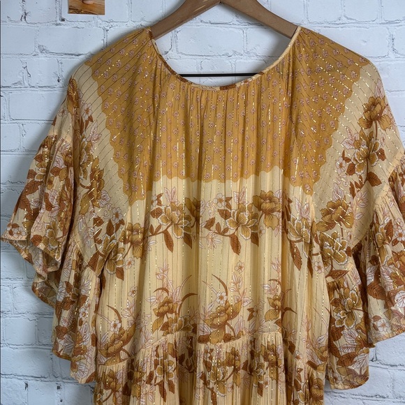 SPELL Coco Lei Mumu Maxi Caramel Dress size small - Picture 5 of 10